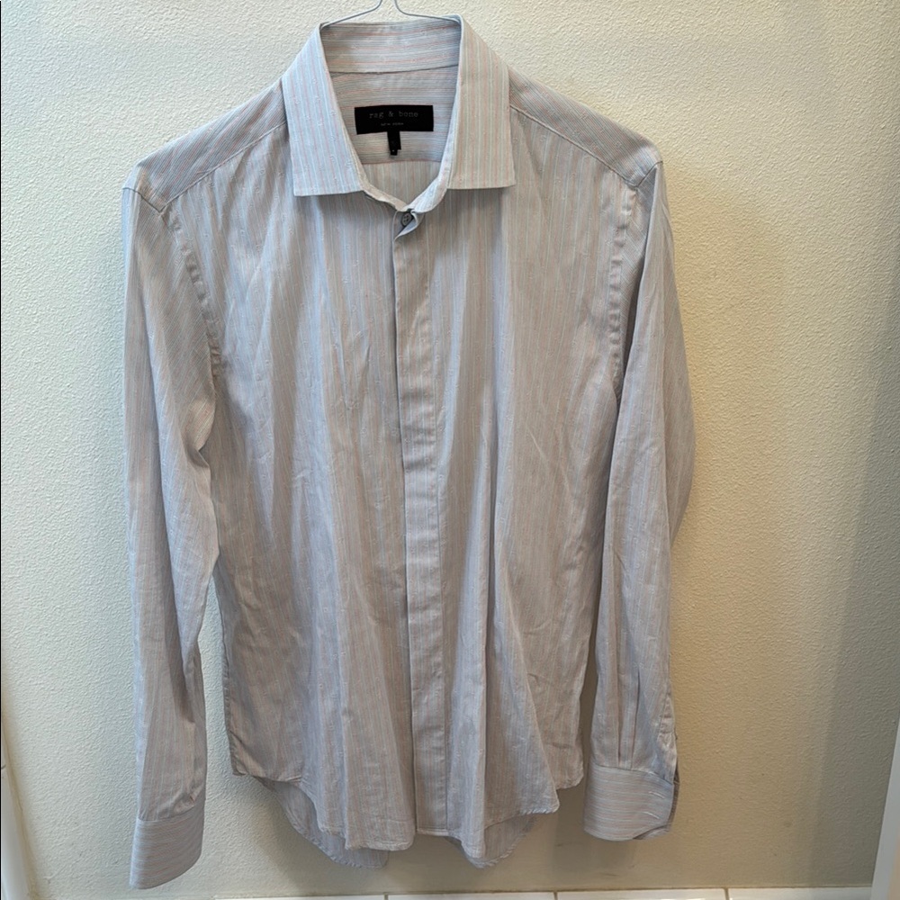 Rag & Bone Blue Dress Shirt